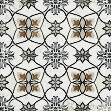 Carreau New Vintage Decoro 7 naturel 8 po x 8 po