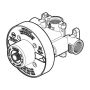 Valve thermostatique 3/4 po