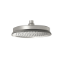 Tête de pluie ronde Rustik 9 po Nickel pur PVS