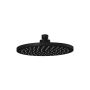 Tête de pluie ronde Basico de 200 mm (7 7/8 po) Noir mat