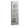 Finition pour valve Accent 1/2 po de type T/P Aquatonik™ à boutons-poussoirs 3 voies Nickel pur PVS