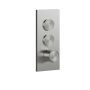 Finition 2 boutons-poussoirs pour Valve Accent 1/2 po thermostatique 2 voies Nickel pur PVS