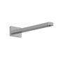 Bras de douche mural 90° avec garniture carrée Kareo 16 po Chrome