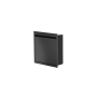 Niche de douche avec porte 12 po x 12 po noir mat