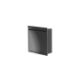Niche de douche avec porte 12 po x 12 po PVD noir