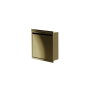 Niche de douche avec porte 12 po x 12 po PVD or