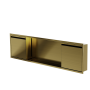 Niche de douche avec porte 12 po x 48 po PVD or