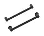 barre à serviette 12 po PORTO 137120 noir mat
