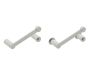 Pivot porte-papier hygiénique PORTO 137158 nickel brossé