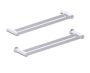 barre à serviette double 18 po PORTO 137182 chrome poli