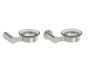 montage muraled porte-savon with Chrome Glass PORTO 137650 nickel brossé