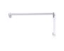 poignée de porte de douche décalée 8 po x 18 po PORTO 13770818 chrome poli