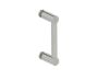6 po poignée simple pour porte de douche en verre PORTO 1377506 nickel brossé