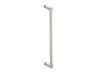 18 po poignée simple pour porte de douche en verre PORTO 1377518 nickel brossé