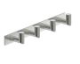 Quadruple Prong crochet à peignoir Deep OSLO 144134-4 nickel poli