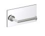 simple porte-papier hygiénique traversant pour verre OSLO 144151TG nickel poli