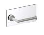 simple porte-papier hygiénique traversant pour verre OSLO 144151TG nickel brossé
