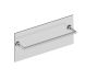 barre à serviette 18 po traversant pour verre OSLO 144180TG nickel poli