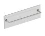 barre à serviette 24 po traversant pour verre OSLO 144240TG nickel brossé