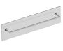 barre à serviette 30 po traversant pour verre OSLO 144300TG nickel poli