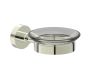 montage muraled porte-savon with Chrome Glass OSLO 144650 nickel poli