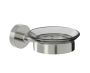 montage muraled porte-savon with Chrome Glass OSLO 144650 nickel brossé