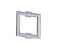 poignée double pour porte de douche 6 po OSLO 1447806 chrome poli
