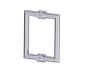 poignée double pour porte de douche 8 po OSLO 1447808 chrome poli