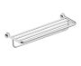 tablette porte-serviettes avec barre à serviette NICE 170442 nickel poli