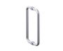 poignée double pour porte de douche 12 po NICE 1707812 chrome poli