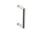 6 po poignée simple pour porte de douche SEVILLE 1887506 nickel poli