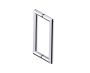 poignée double pour porte de douche 8 po SEVILLE 1887808 chrome poli