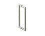 poignée double pour porte de douche 12 po SEVILLE 1887812 nickel poli