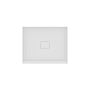Base de douche Rouge 4234 blanche pour alcove en acrylique avec drain central