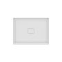 Base de douche Rouge 4836 blanche pour alcove en acrylique avec drain central
