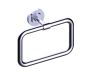 Rectangular anneau porte-serviette WINDSOR 224464 chrome poli