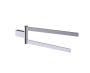 barre à serviette double 18 po pivotant BERLIN 232111 chrome poli