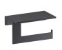 Shelf with porte-papier hygiénique BERLIN 232159-1 noir mat