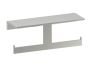 Shelf with porte-papier hygiénique BERLIN 232159-2 nickel brossé