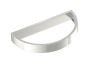Half Moon anneau porte-serviette BERLIN 232463 nickel poli