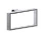Rectangluar anneau porte-serviette BERLIN 232464 nickel brossé