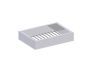 montage muraled panier porte-savon BERLIN 232602 nickel poli