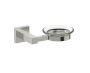montage muraled porte-savon with Chrome Glass LONDON 248650 nickel brossé