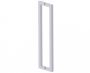 poignée double pour porte de douche 18 po LONDON 2487818 chrome poli