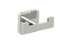 crochet à peignoir double MILAN 254132 nickel poli
