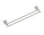barre à serviette double 18 po MILAN 254182 nickel brossé