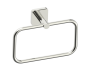 Rectangular anneau porte-serviette MILAN 254460 nickel poli