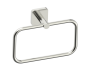Rectangular anneau porte-serviette MILAN 254460 nickel brossé