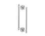 poignée double pour porte de douche 12 po MILAN 2547812 nickel poli