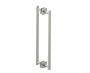 poignée double pour porte de douche 18 po MILAN 2547818 nickel brossé
